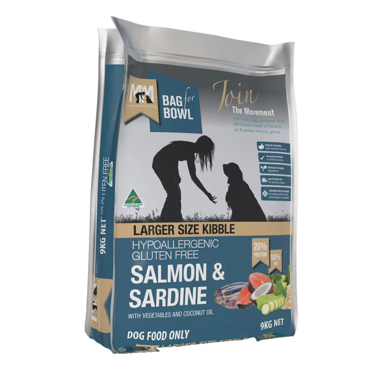 Meals For Mutts Adult Salmon And Sardine Large Kibble Dog Food 20kg