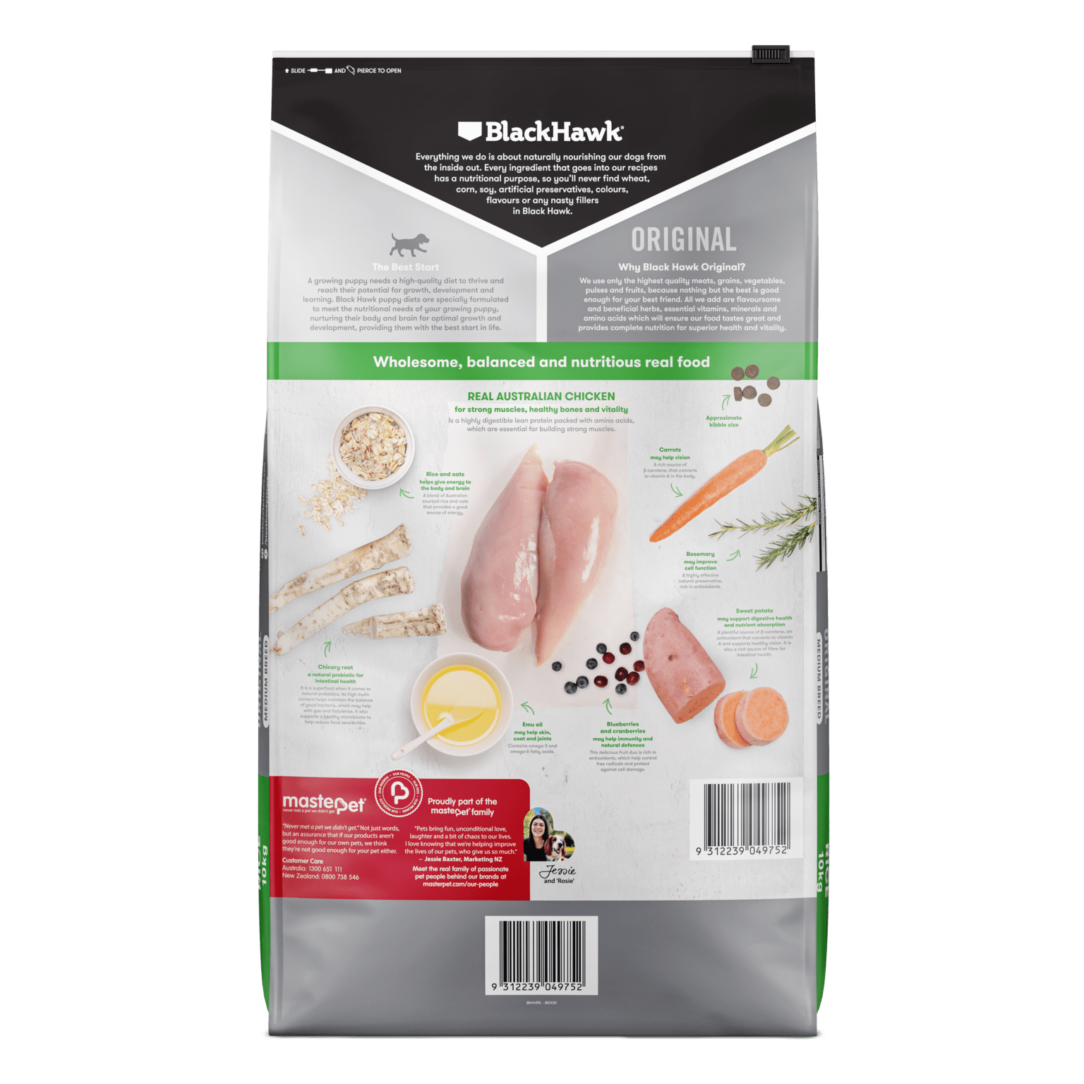 Black Hawk Puppy Medium Chicken & Rice - Image 2
