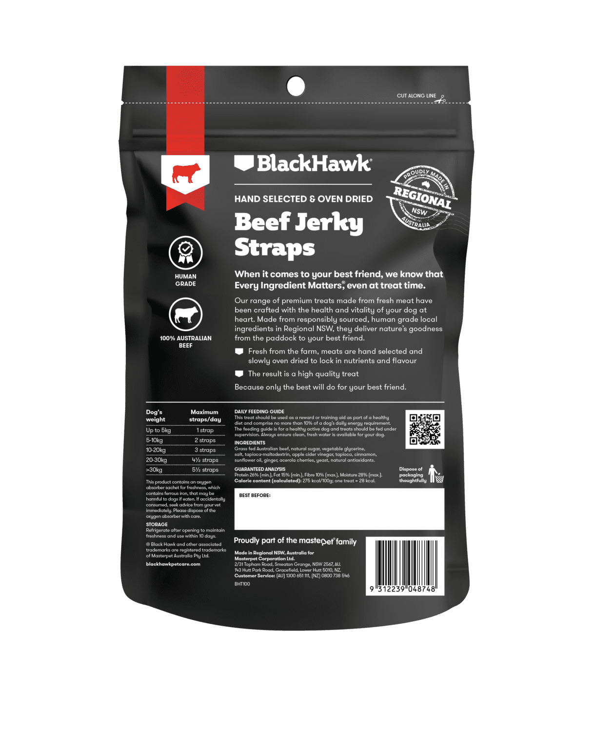 Blackhawk Dog Beef Strap 100g - Image 2