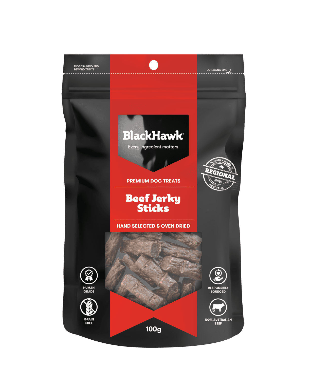 Blackhawk Dog Beef Stick 100g