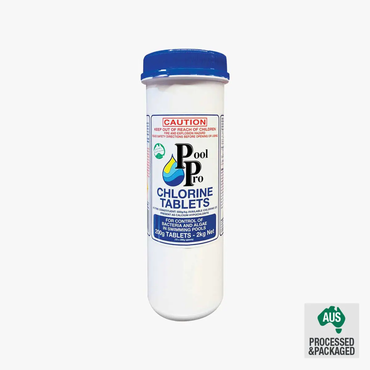 Pool Pro Granular Chlorine 200g Tablets 2kg
