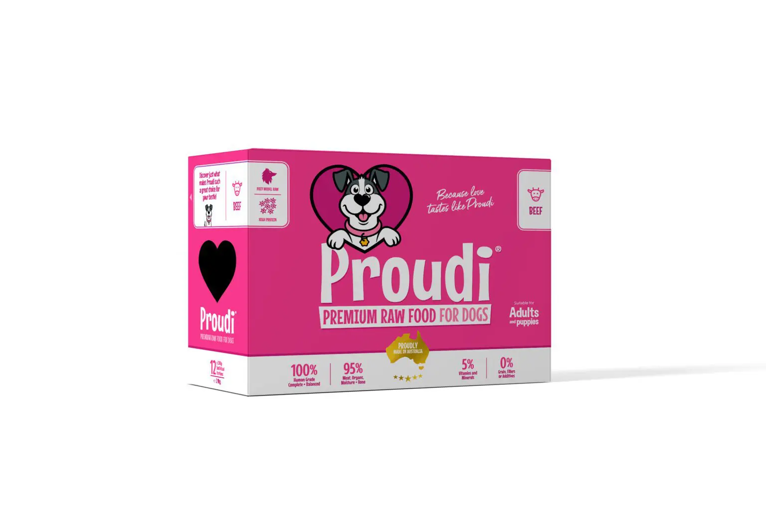 Proudi Beef Patties 2.4kg