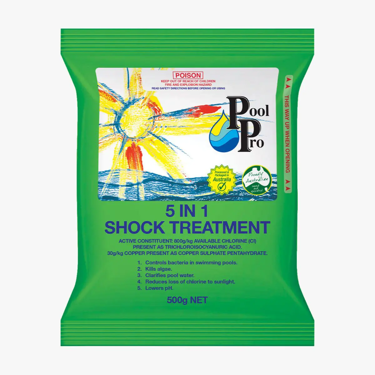 Pool Pro 5 in 1 Shock Treatment 500g
