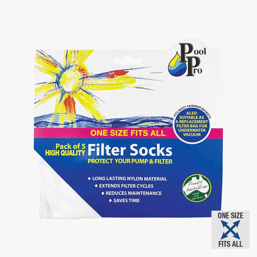 Pool Pro Filter / Skimmer Socks One Size Fits All 5pk