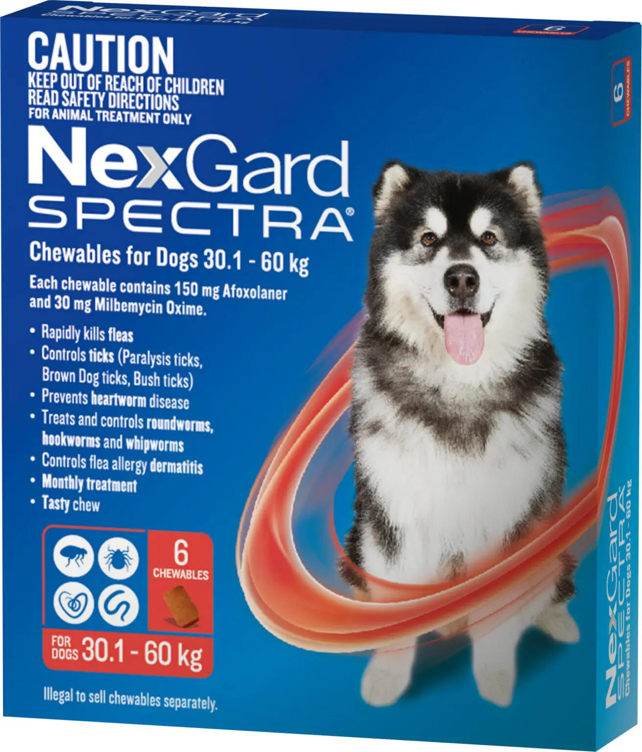 NexGard Spectra Extra Large Dog 30.1-60kg