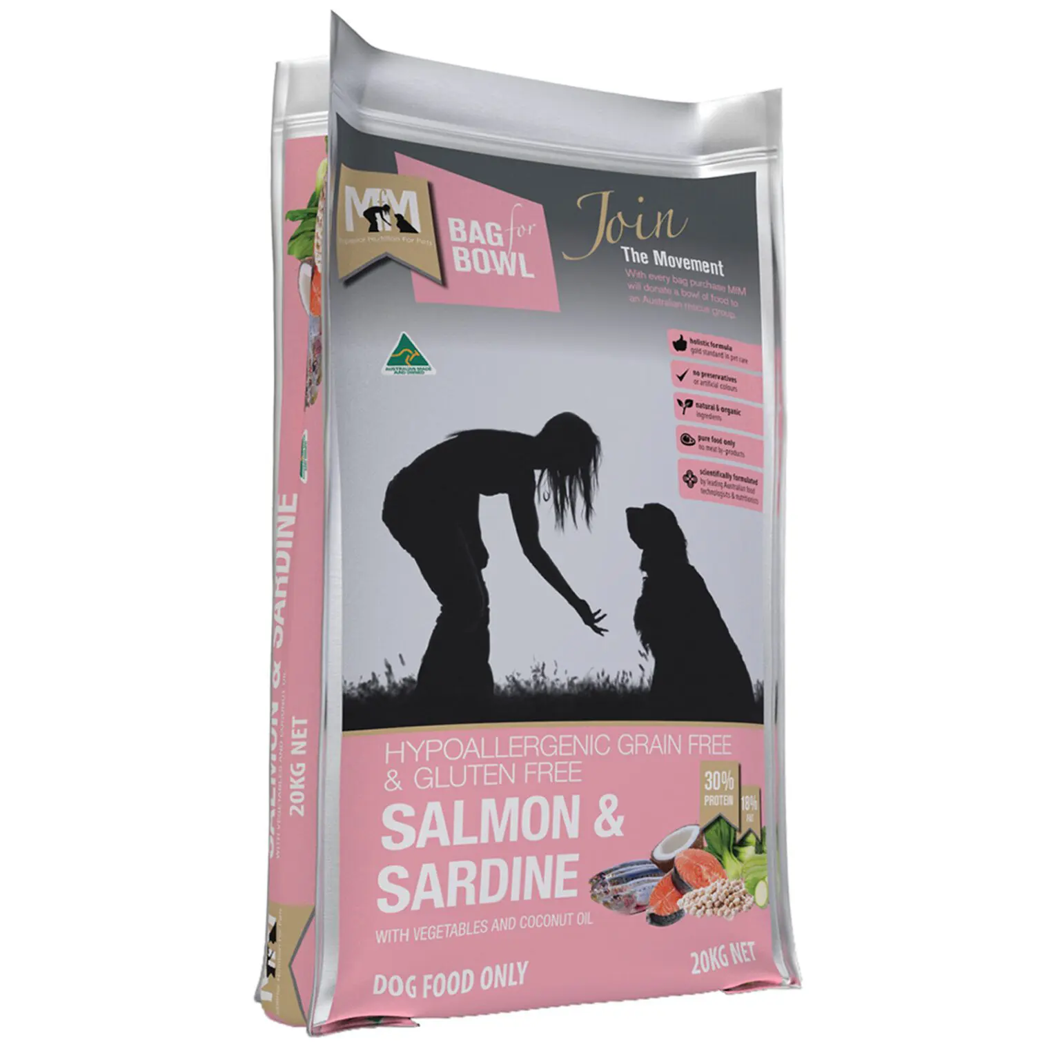 Meals For Mutts Grain Free Adult Salmon And Sardine Dry Dog Food