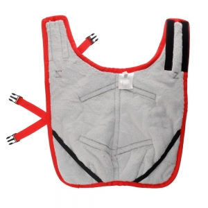 Zeez Supreme Dog Coat Navy Stone/Red - Image 3