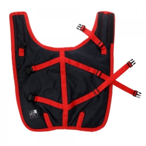 Zeez Supreme Dog Coat Navy Stone/Red - Image 4