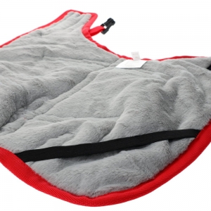 Zeez Supreme Dog Coat Navy Stone/Red - Image 5