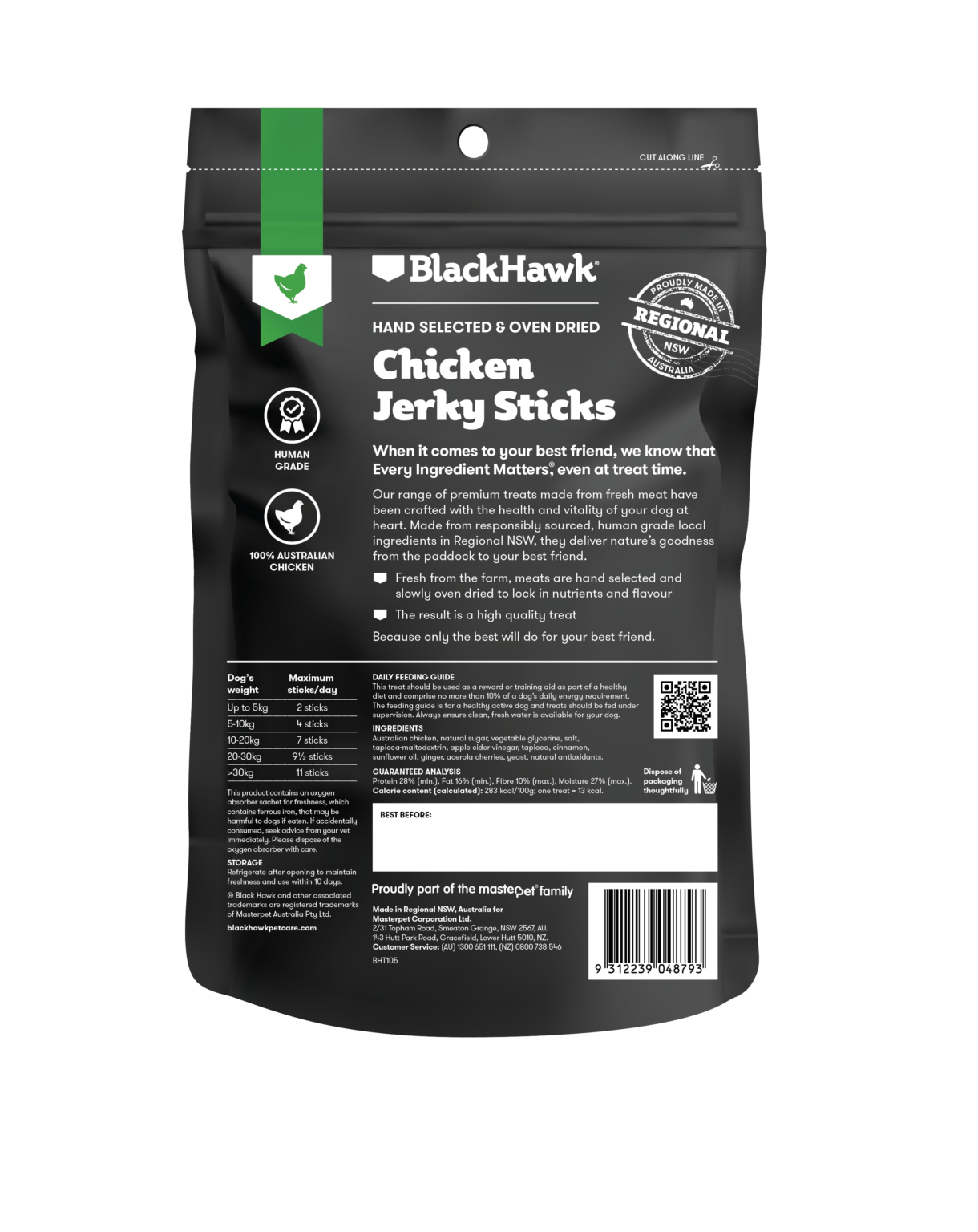 Blackhawk Dog Chicken Stick 100g - Image 2
