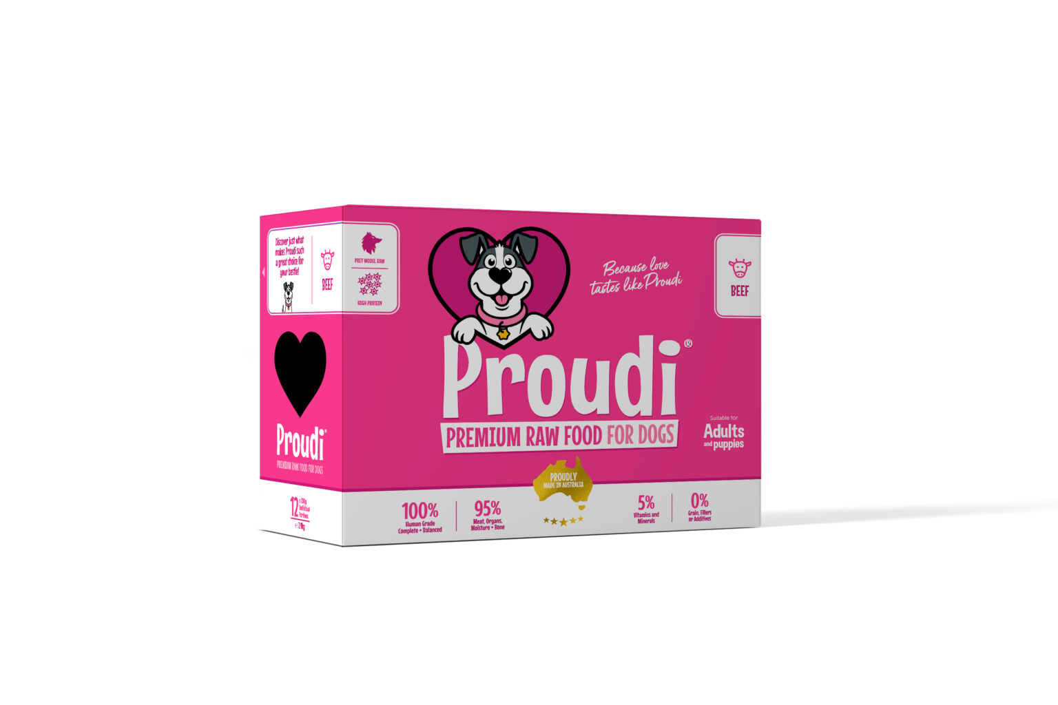 Proudi Beef Patties 2.4kg