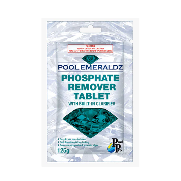 Pool Emeraldz Phosphate Remover Tablet with Built In Clarifier 125g
