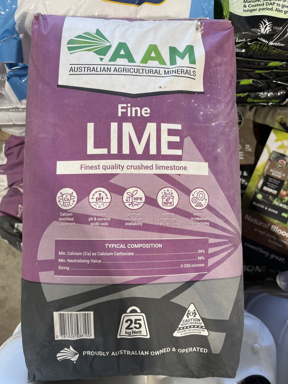 AAM Fine Ag Lime 25kg