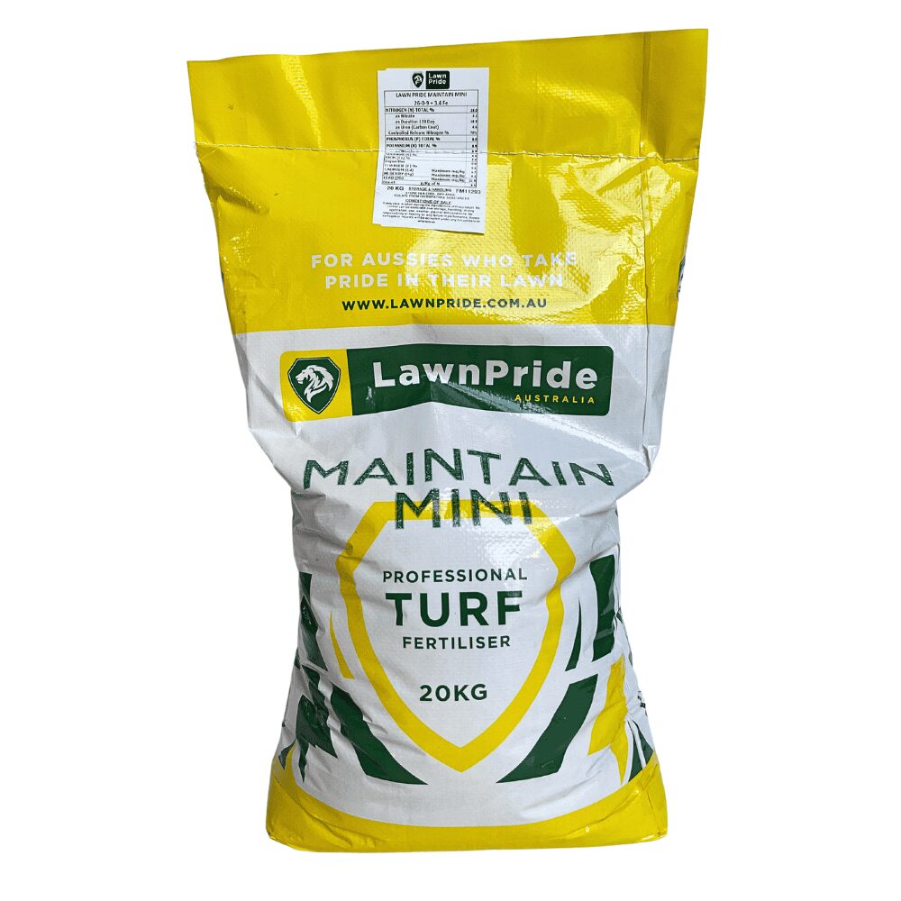 LawnPride Maintain Mini 26-0-9 + 3.4 Fe - Turf Fertiliser