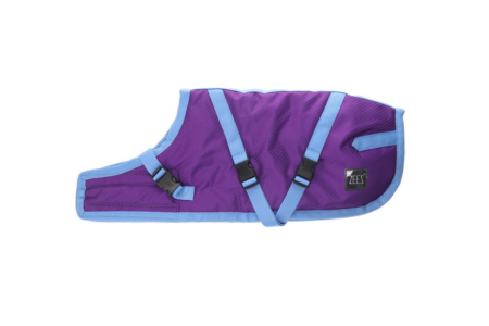 Zeez Supreme Dog Coat Grape Purple/ Blue - Image 3