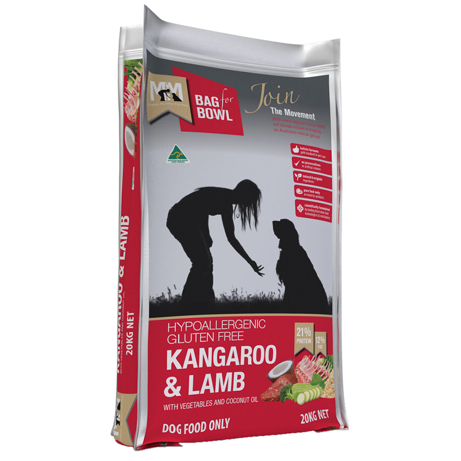 Meals For Mutts Adult Kangaroo & Lamb Dry Dog Food