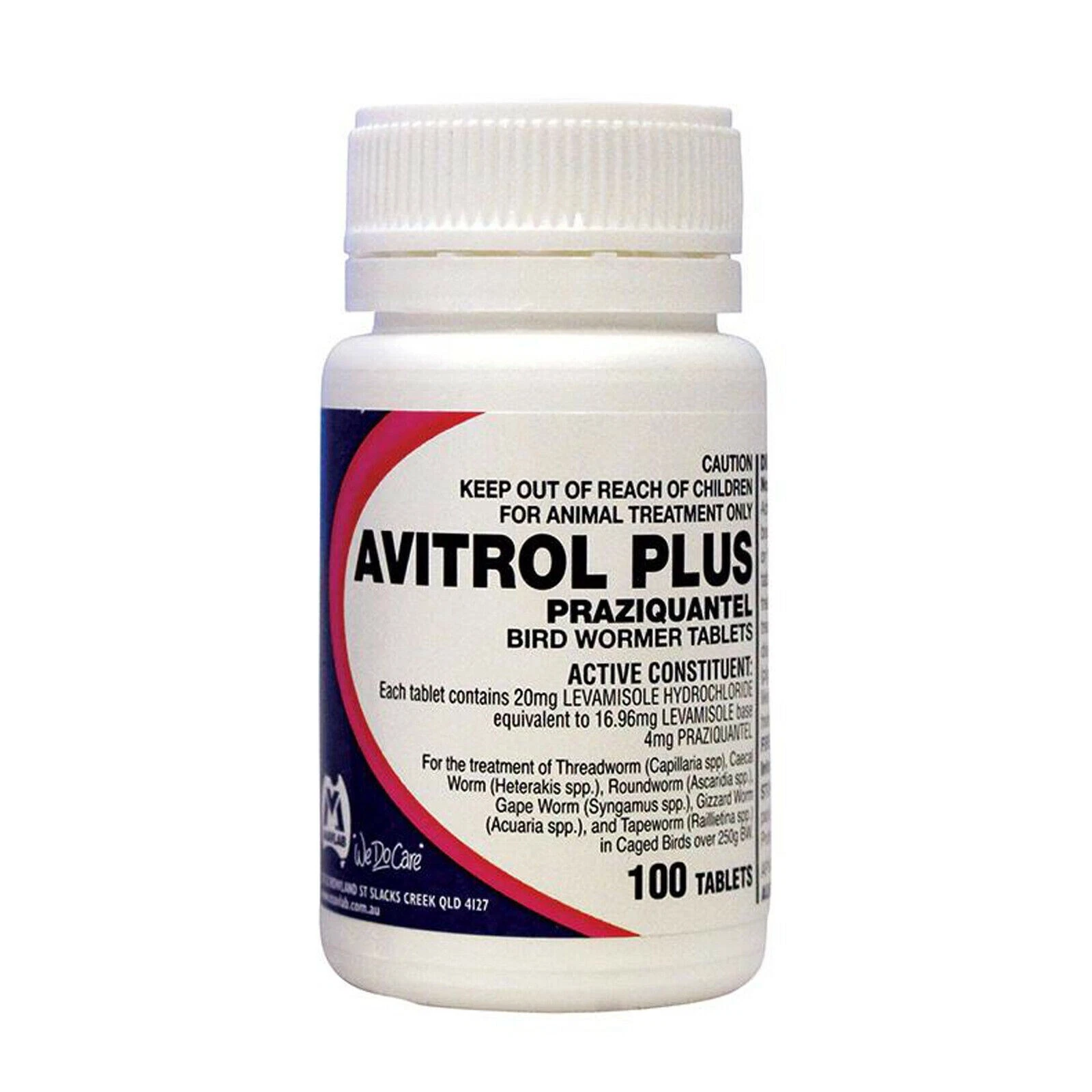 MAVLAB AVITROL PLUS PRAZIQUANTEL Bird Wormer Tablet